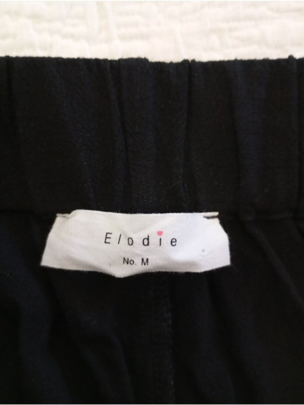 Elodie Wide-Leg Black Linen Blend Pants Button Detailing Pockets Womens Medium - Picture 2 of 12